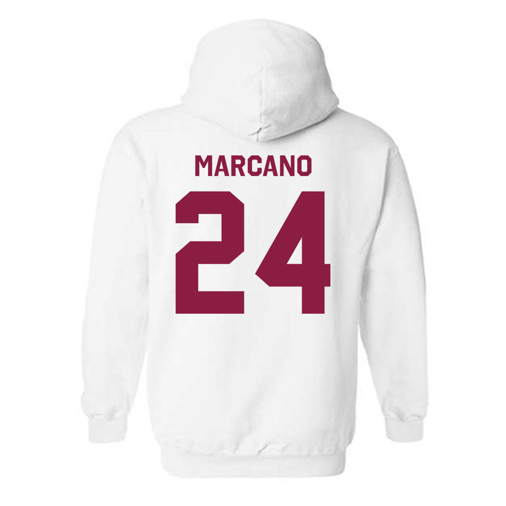 Virginia Tech - NCAA Men's Soccer : Ian Marcano - Classic Shersey Hooded Sweatshirt-1
