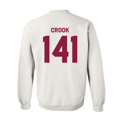 Virginia Tech - NCAA Wrestling : Tom Crook - Classic Shersey Crewneck Sweatshirt-1