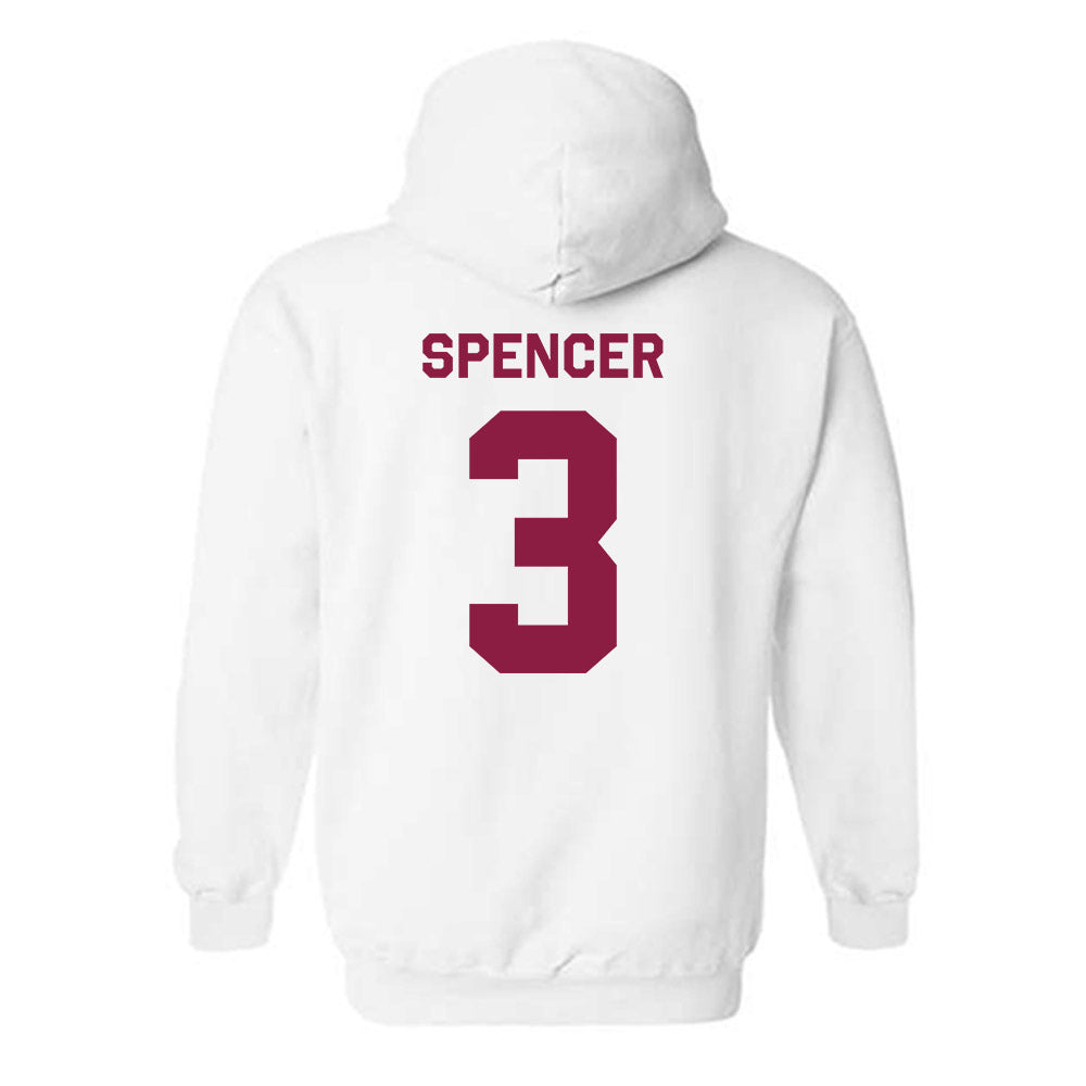 Virginia Tech - NCAA Football : Kaleb Spencer - Classic Shersey Hooded Sweatshirt-2