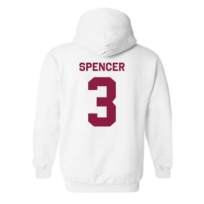 Virginia Tech - NCAA Football : Kaleb Spencer - Classic Shersey Hooded Sweatshirt-2