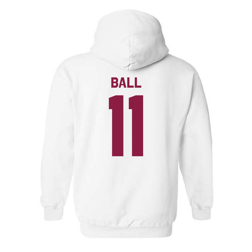 Virginia Tech - NCAA Baseball : Ethan Ball - Classic Shersey Hooded Sweatshirt-1