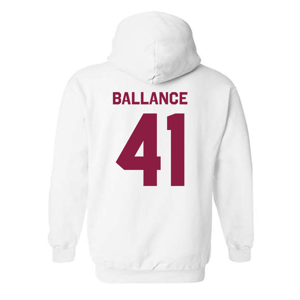 Virginia Tech - NCAA Football : George Ballance - Classic Shersey Hooded Sweatshirt-2