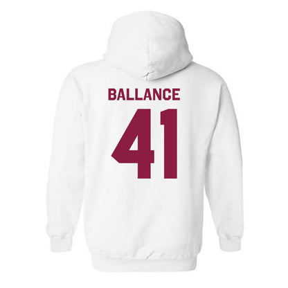Virginia Tech - NCAA Football : George Ballance - Classic Shersey Hooded Sweatshirt-2