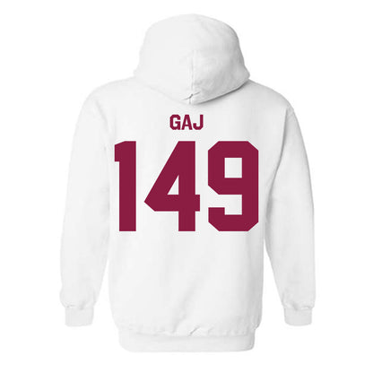 Virginia Tech - NCAA Wrestling : Collin Gaj - Classic Shersey Hooded Sweatshirt-1