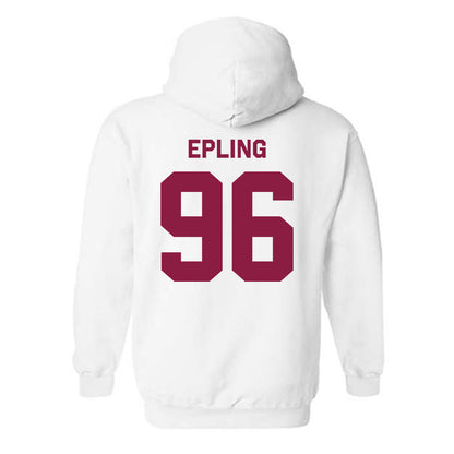 Virginia Tech - NCAA Football : Christian Epling - Classic Shersey Hooded Sweatshirt-2