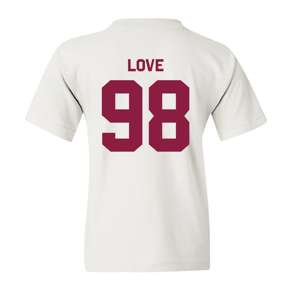 Virginia Tech - NCAA Football : Will Love - Classic Shersey Youth T-Shirt-2