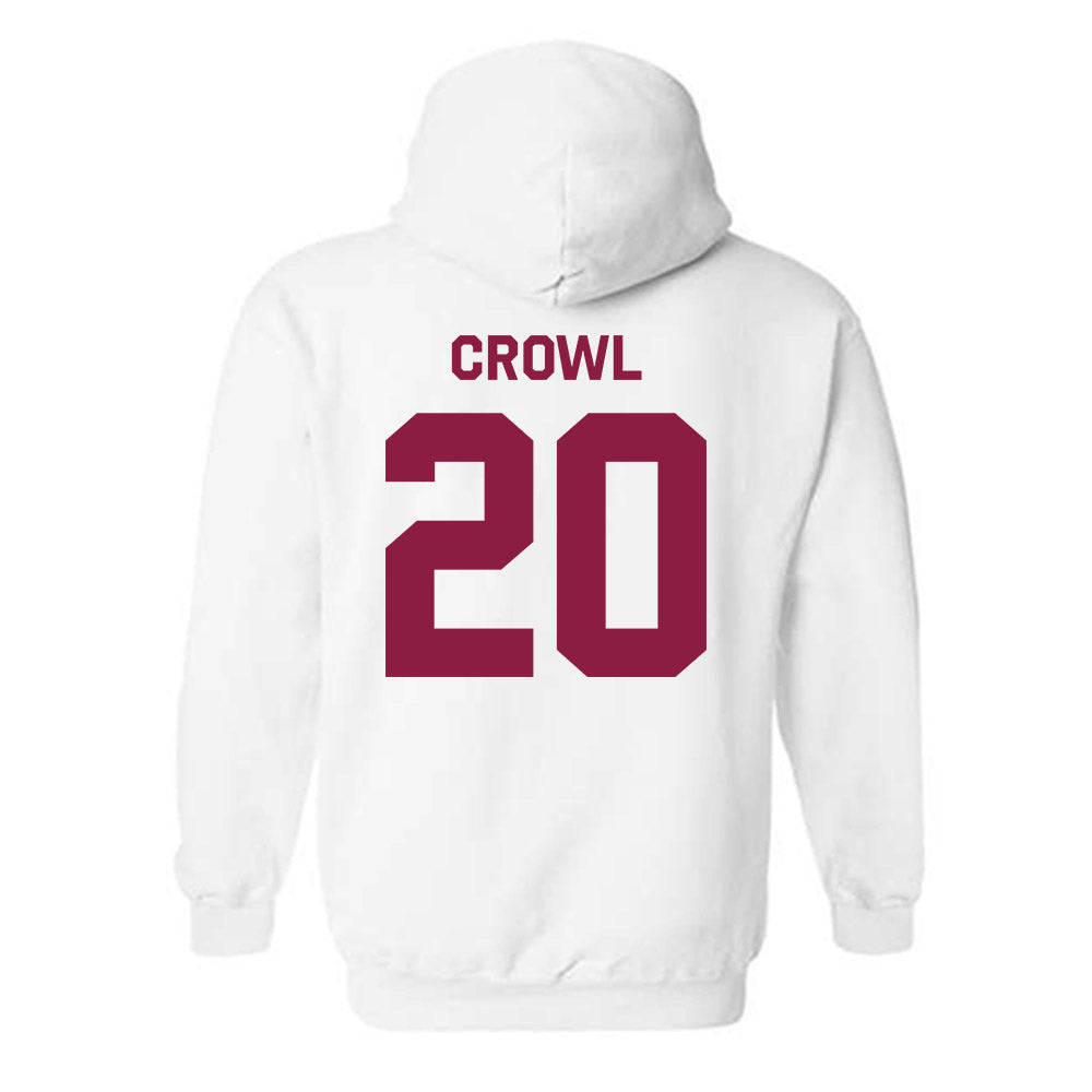 Virginia Tech - NCAA Baseball : Preston Crowl - Classic Shersey Hooded Sweatshirt-1