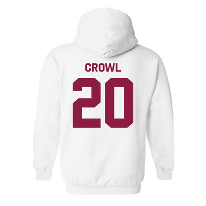Virginia Tech - NCAA Baseball : Preston Crowl - Classic Shersey Hooded Sweatshirt-1