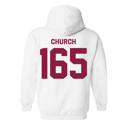 Virginia Tech - NCAA Wrestling : Mac Church - Classic Shersey Hooded Sweatshirt-1