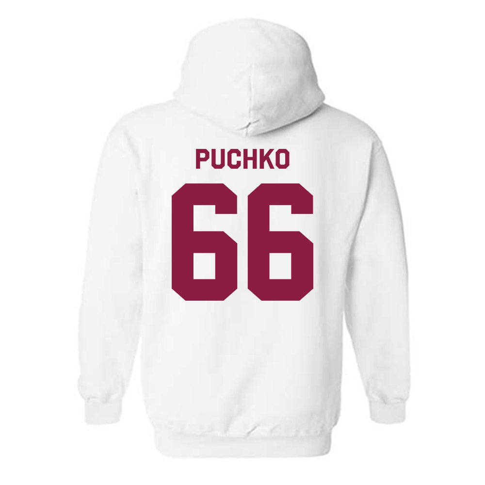 Virginia Tech - NCAA Men's Track & Field : Uladzislau Puchko - Classic Shersey Hooded Sweatshirt-1