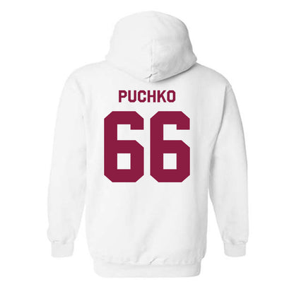 Virginia Tech - NCAA Men's Track & Field : Uladzislau Puchko - Classic Shersey Hooded Sweatshirt-1