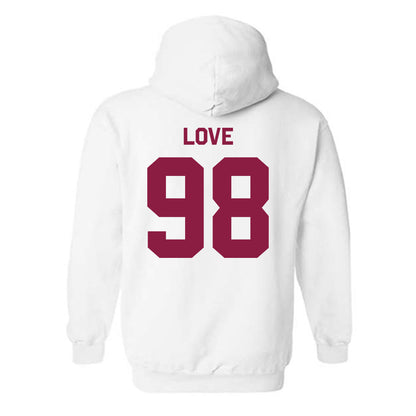 Virginia Tech - NCAA Football : Will Love - Classic Shersey Hooded Sweatshirt-2