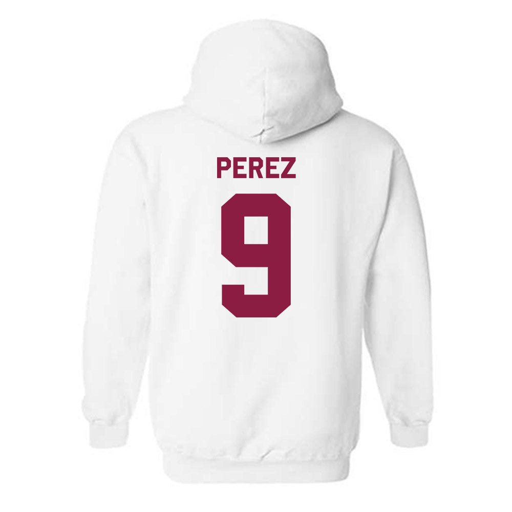 Virginia Tech - NCAA Men's Soccer : Alex Perez - Classic Shersey Hooded Sweatshirt-1