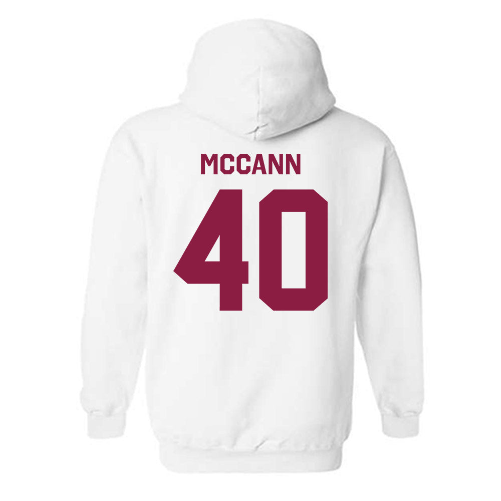Virginia Tech - NCAA Baseball : David McCann - Classic Shersey Hooded Sweatshirt-1