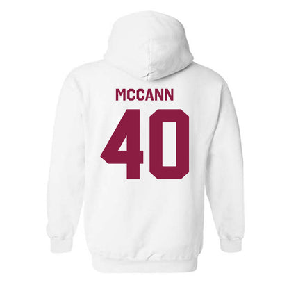 Virginia Tech - NCAA Baseball : David McCann - Classic Shersey Hooded Sweatshirt-1