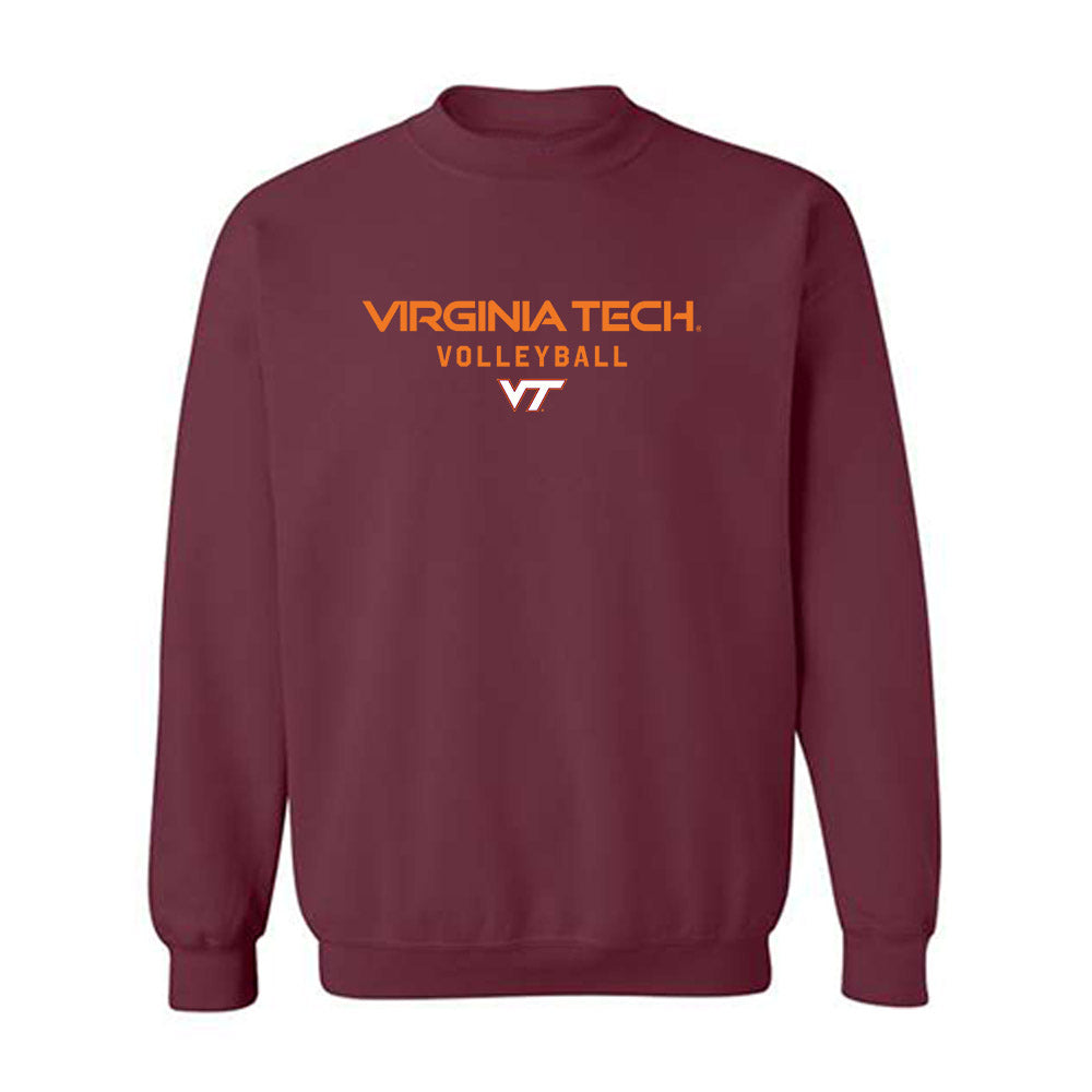 Virginia Tech - NCAA Women's Volleyball : Sara Gasparini - Classic Shersey Crewneck Sweatshirt-1