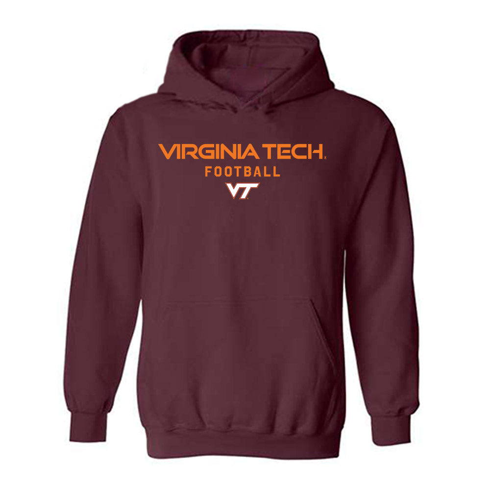 Virginia Tech - NCAA Football : Daniel Jennings - Classic Shersey Hooded Sweatshirt-1