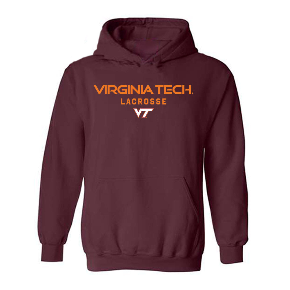 Virginia Tech - NCAA Women's Lacrosse : Keelin Byrne - Classic Shersey Hooded Sweatshirt-1