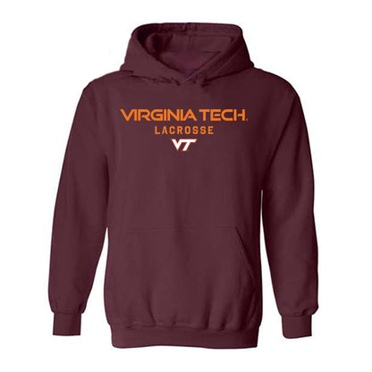 Virginia Tech - NCAA Women's Lacrosse : Keelin Byrne - Classic Shersey Hooded Sweatshirt-1