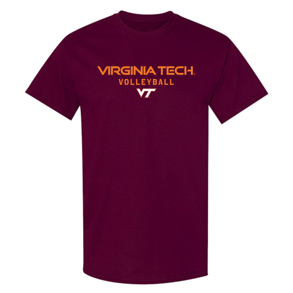 Virginia Tech - NCAA Women's Volleyball : Sara Gasparini - Classic Shersey T-Shirt-1
