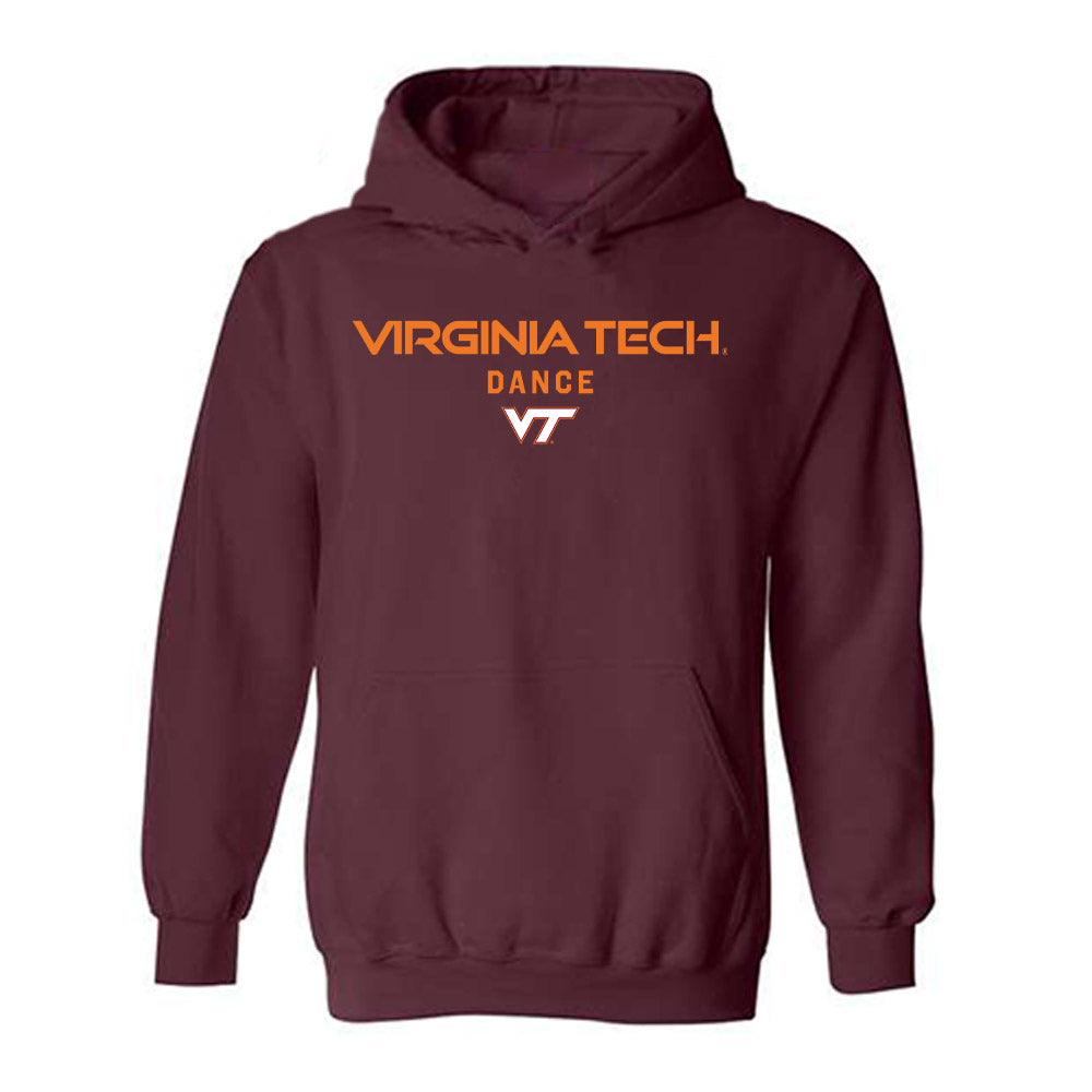 Virginia Tech - NCAA Dance Team : Katya Saveleva - Classic Shersey Hooded Sweatshirt-1