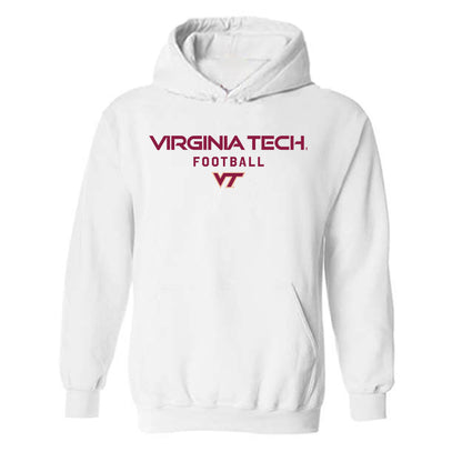 Virginia Tech - NCAA Football : Jason Abbey - Classic Shersey Hooded Sweatshirt-0