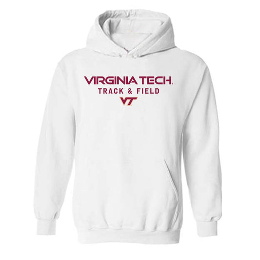 Virginia Tech - NCAA Men's Track & Field : Maddox Hamm - Classic Shersey Hooded Sweatshirt-0
