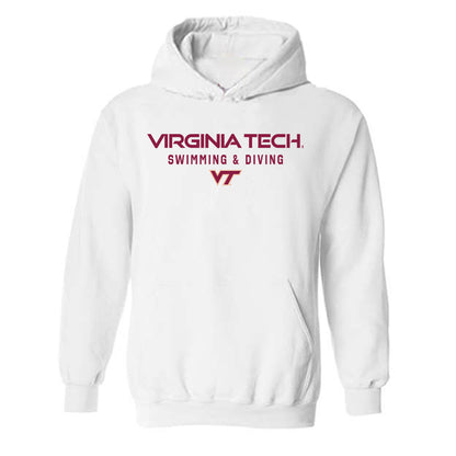 Virginia Tech - NCAA Men's Swimming & Diving : Hayden Annan - Classic Shersey Hooded Sweatshirt-0