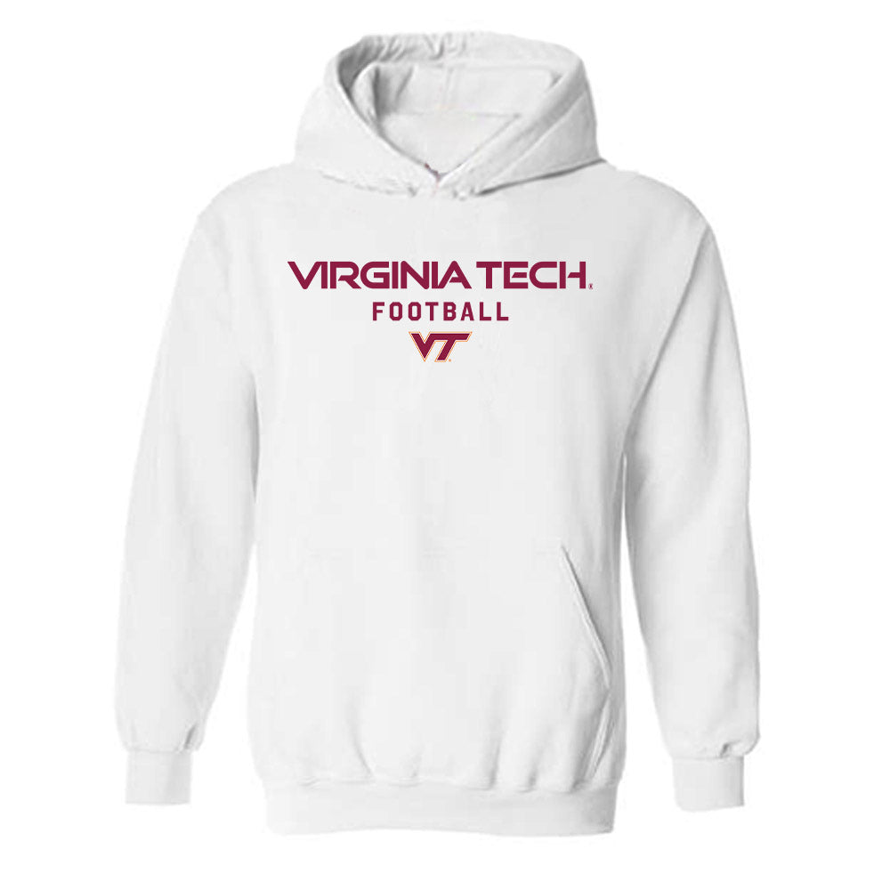 Virginia Tech - NCAA Football : Tyler Mason - Classic Shersey Hooded Sweatshirt-0