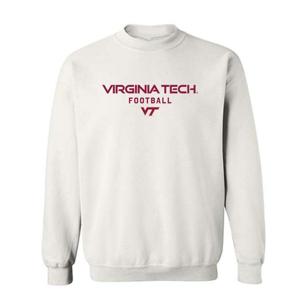 Virginia Tech - NCAA Football : Tyson Flowers - Classic Shersey Crewneck Sweatshirt-0