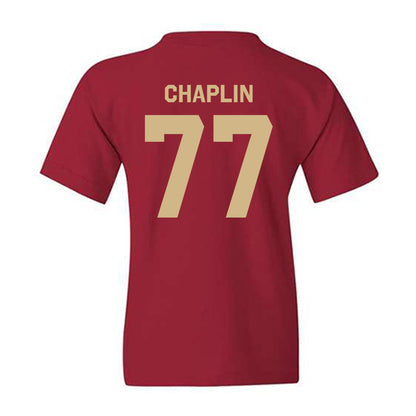 FSU - NCAA Football : Xavier Chaplin - Classic Shersey Youth T-Shirt-1
