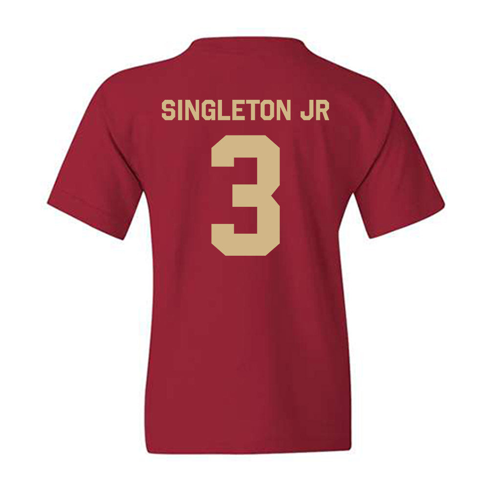 FSU - NCAA Football : Samuel Singleton Jr - Classic Shersey Youth T-Shirt-1