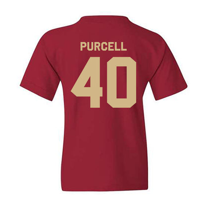 FSU - NCAA Baseball : Brodie Purcell - Classic Shersey Youth T-Shirt-1