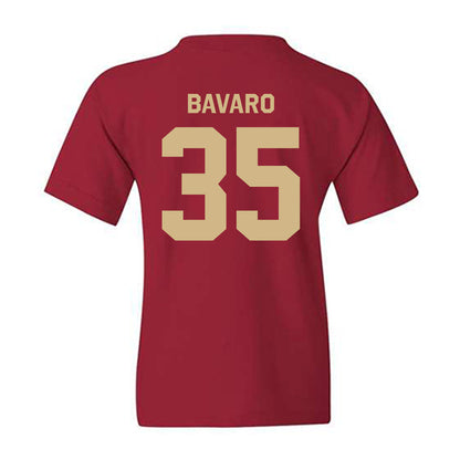 FSU - NCAA Baseball : Will Bavaro - Classic Shersey Youth T-Shirt-1