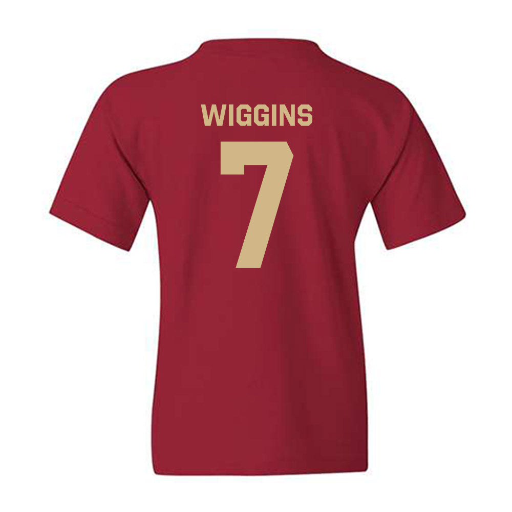 FSU - NCAA Men's Basketball : Chauncey Wiggins - Classic Shersey Youth T-Shirt-1