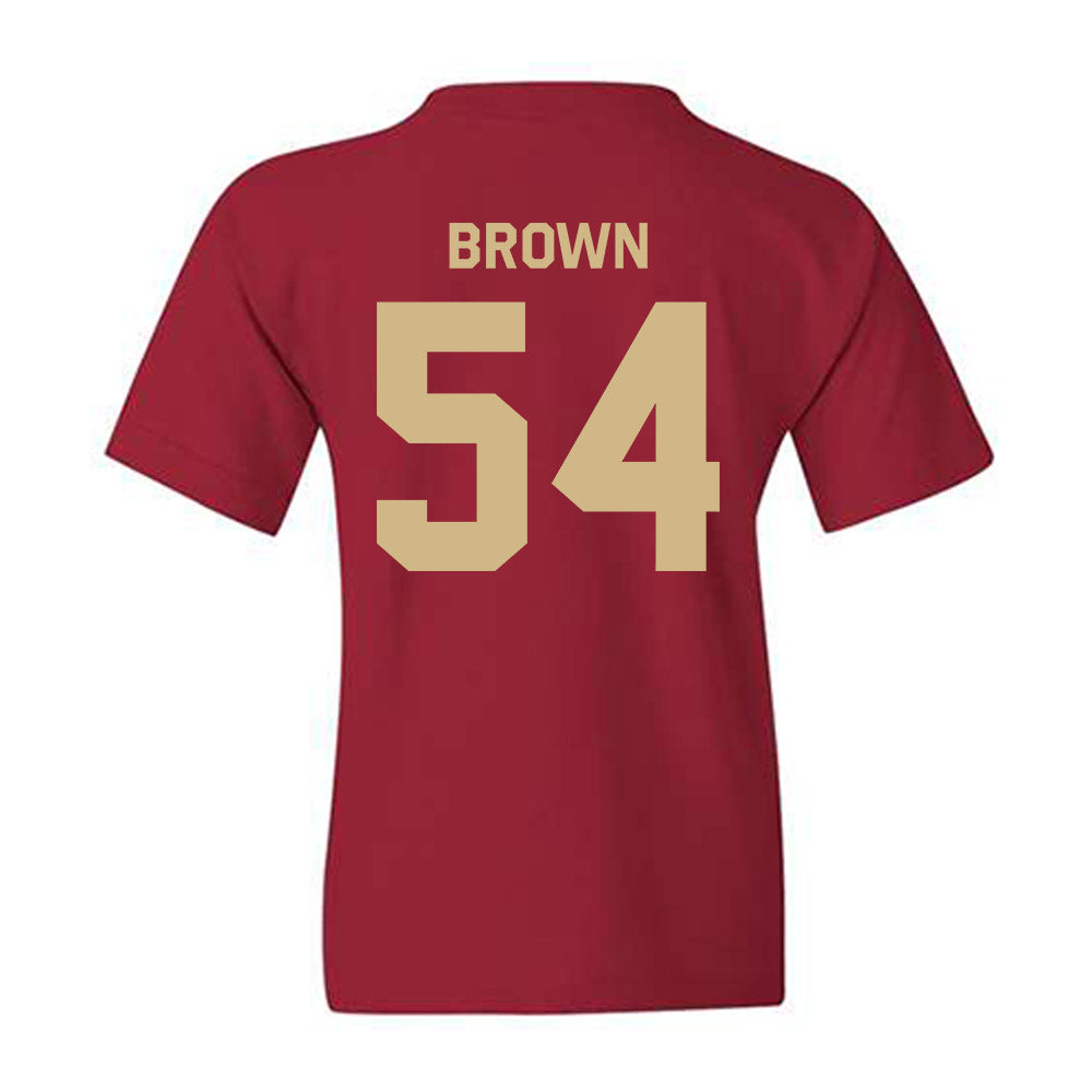 FSU - NCAA Football : Chastan Brown - Classic Shersey Youth T-Shirt-1