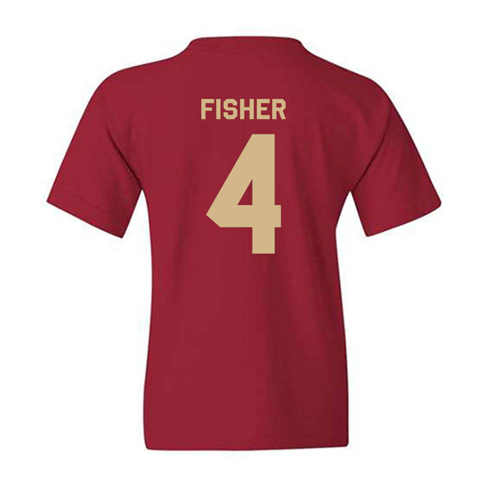 FSU - NCAA Baseball : Cal Fisher - Classic Shersey Youth T-Shirt-1
