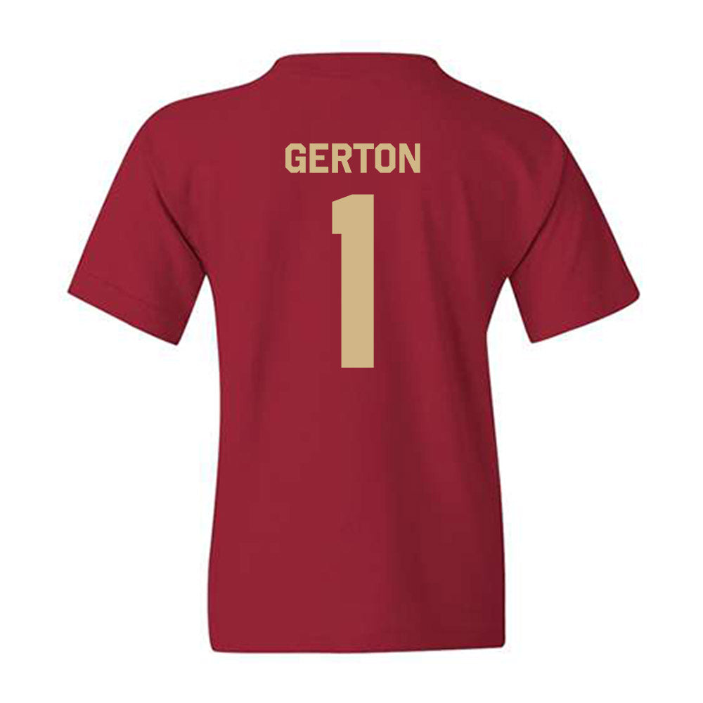 FSU - NCAA Women's Basketball : Mari Gerton - Classic Shersey Youth T-Shirt-1
