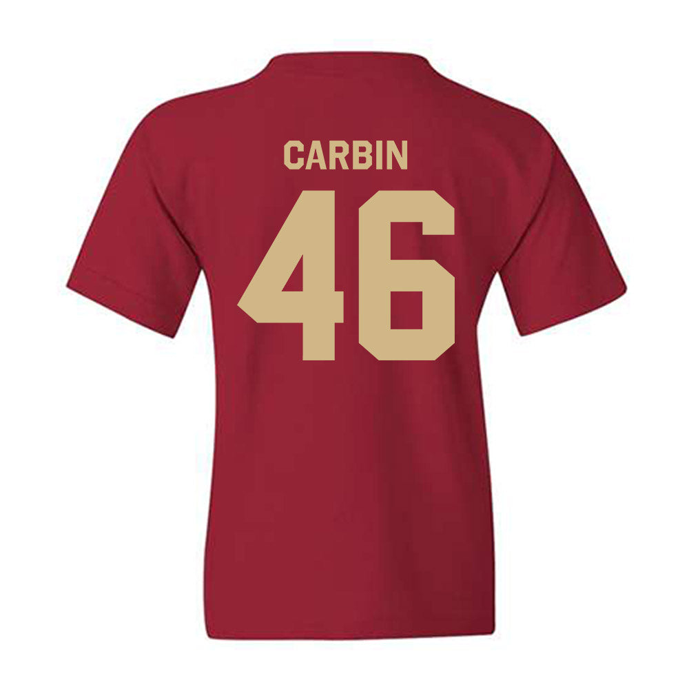 FSU - NCAA Football : Chris Carbin - Classic Shersey Youth T-Shirt-1