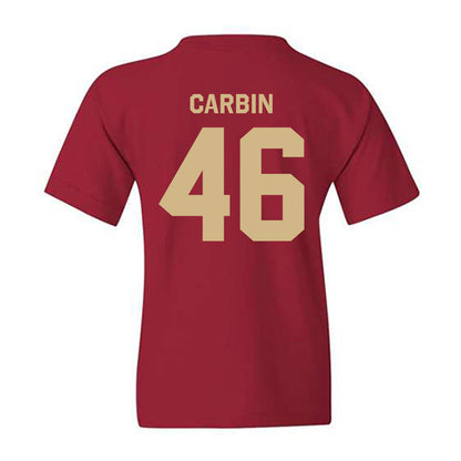 FSU - NCAA Football : Chris Carbin - Classic Shersey Youth T-Shirt-1