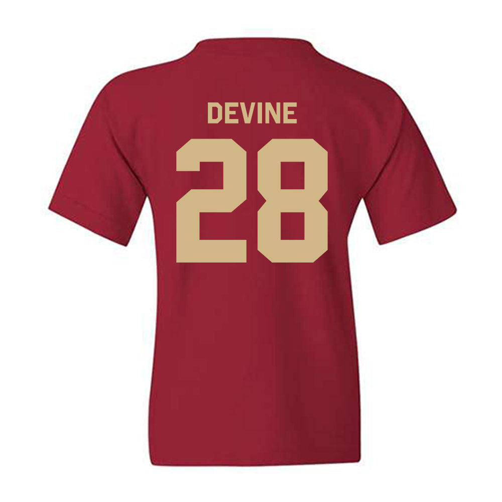 FSU - NCAA Women's Lacrosse : Annie Devine - Classic Shersey Youth T-Shirt-1