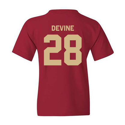 FSU - NCAA Women's Lacrosse : Annie Devine - Classic Shersey Youth T-Shirt-1