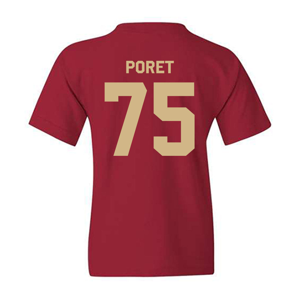 FSU - NCAA Football : Sean Poret - Classic Shersey Youth T-Shirt-1