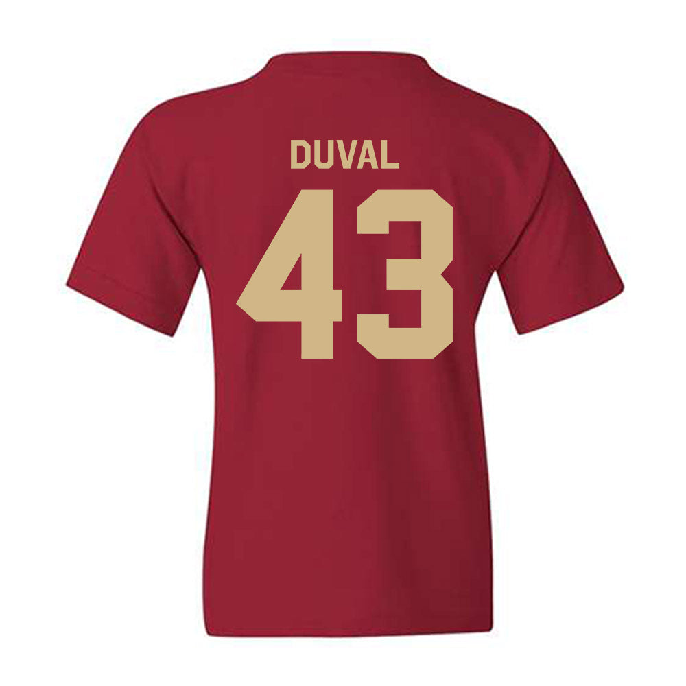 FSU - NCAA Beach Volleyball : Saofe Duval - Classic Shersey Youth T-Shirt-1