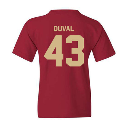 FSU - NCAA Beach Volleyball : Saofe Duval - Classic Shersey Youth T-Shirt-1