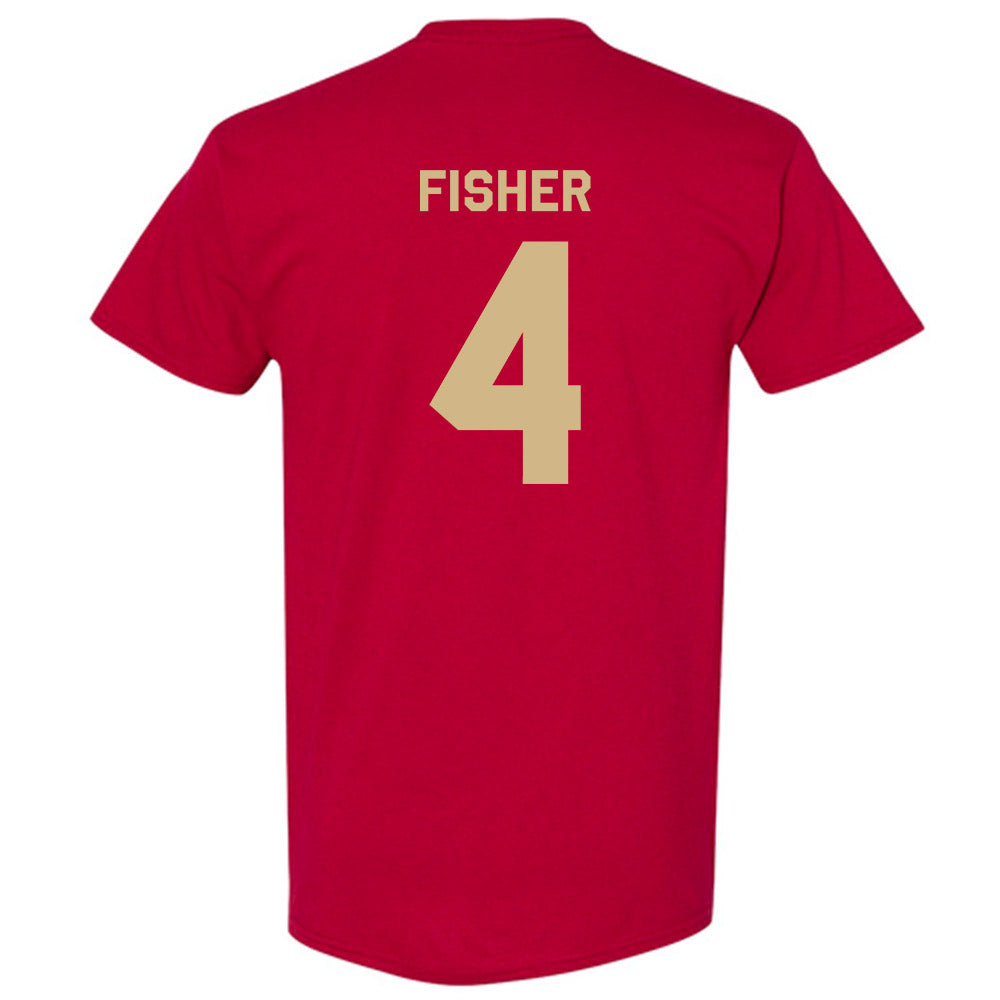 FSU - NCAA Baseball : Cal Fisher - Classic Shersey T-Shirt-1
