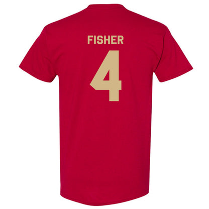 FSU - NCAA Baseball : Cal Fisher - Classic Shersey T-Shirt-1