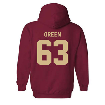 FSU - NCAA Football : Jakobe Green - Classic Shersey Hooded Sweatshirt-1