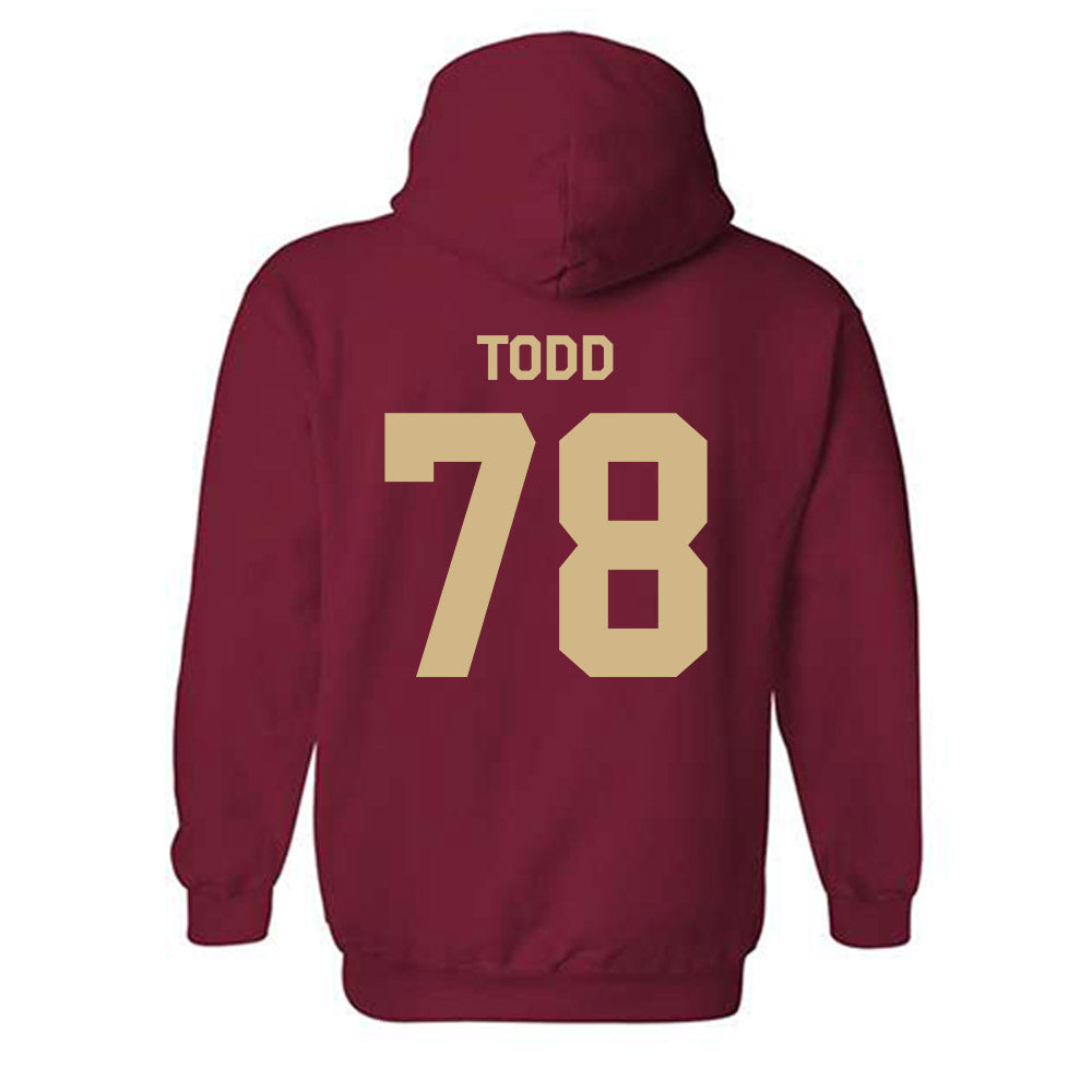 FSU - NCAA Football : Jayden Todd - Classic Shersey Hooded Sweatshirt-1