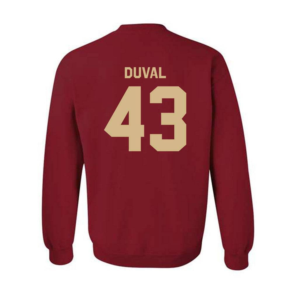 FSU - NCAA Beach Volleyball : Saofe Duval - Classic Shersey Crewneck Sweatshirt-1